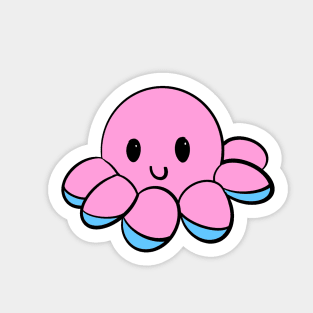 Pulpo reversible Feliz Sticker